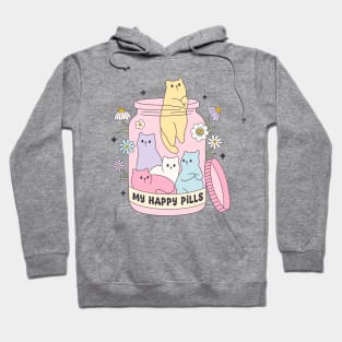 My Happy Pills Cute Cat Lovers Hoodie